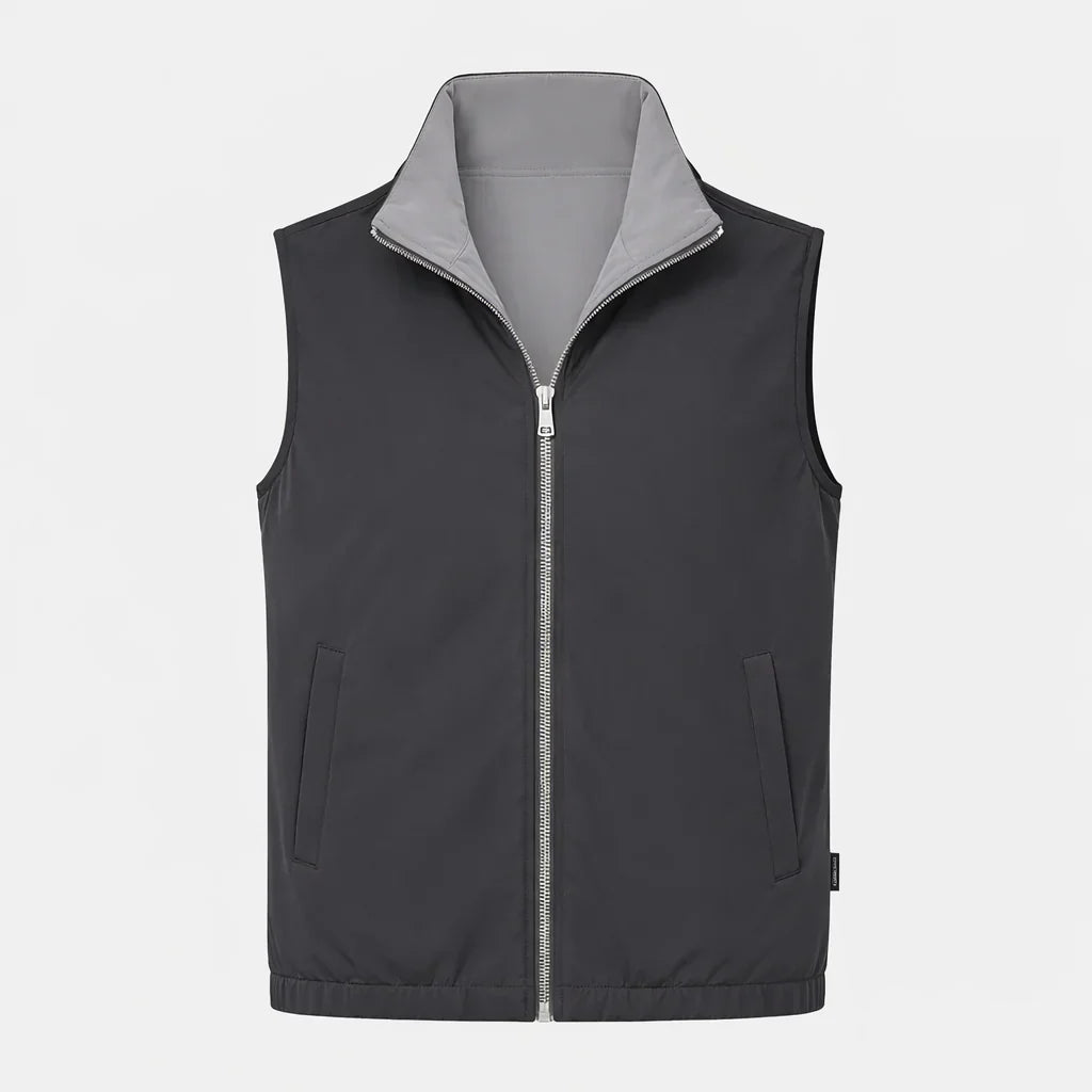 Reversible Gillet (Dark grey/Light grey)